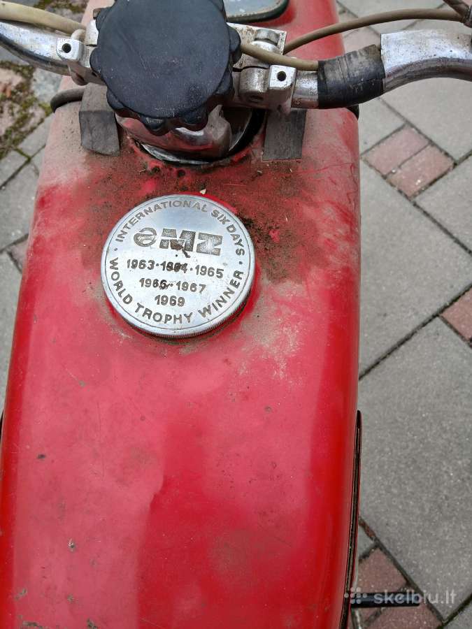 Retro motociklas Mz 250 - nuotraukos Nr. 2