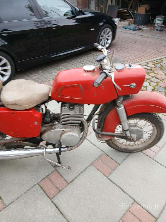 Retro motociklas Mz 250 - nuotraukos Nr. 6