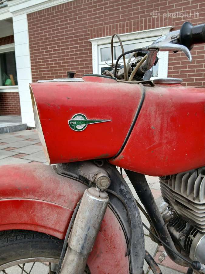 Retro motociklas Mz 250 - nuotraukos Nr. 4