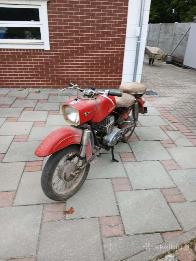 Retro motociklas Mz 250 - nuotraukos Nr. 8