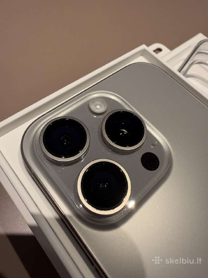 iPhone 16 Pro Natural Titanium 128gb - nuotraukos Nr. 3