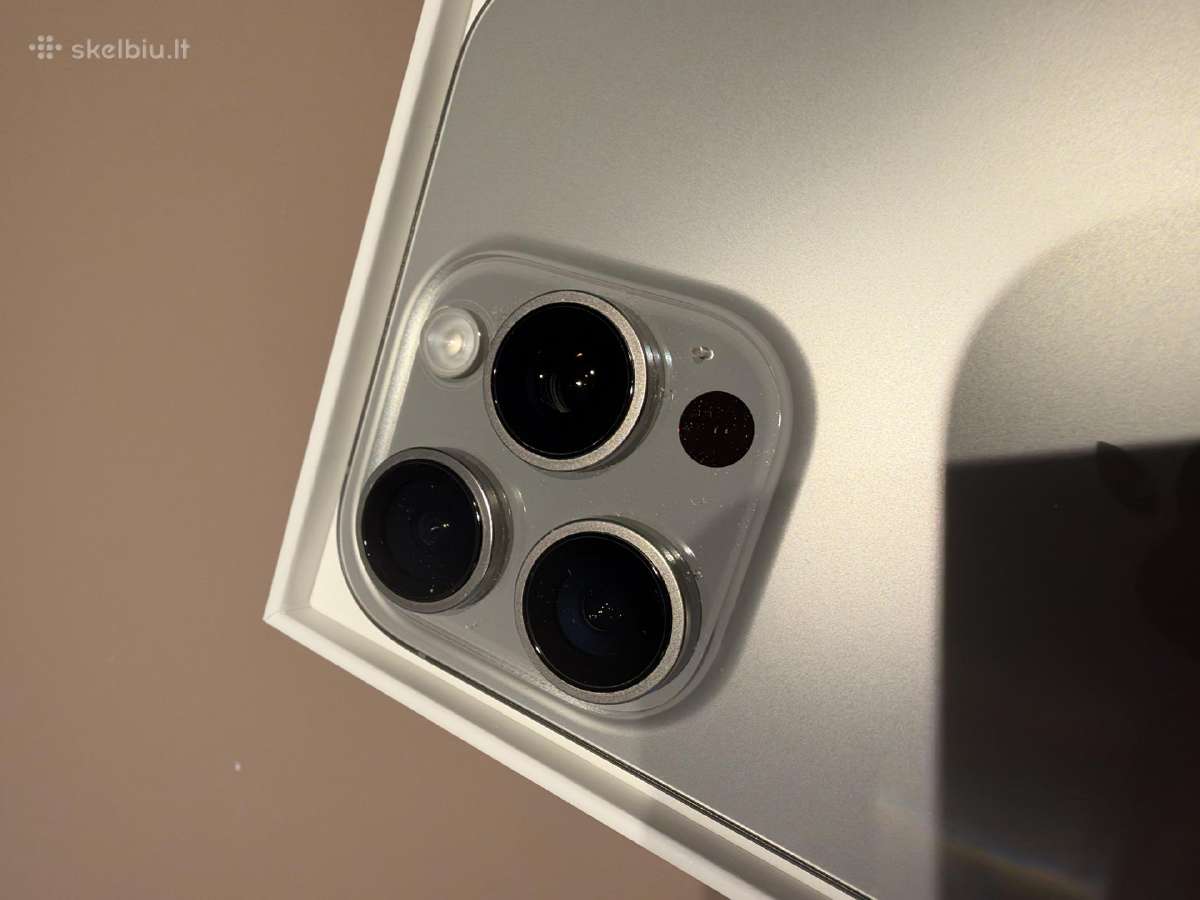 iPhone 16 Pro Natural Titanium 128gb - nuotraukos Nr. 4