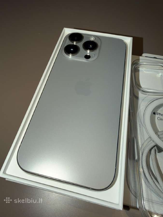 iPhone 16 Pro Natural Titanium 128gb - nuotraukos Nr. 5