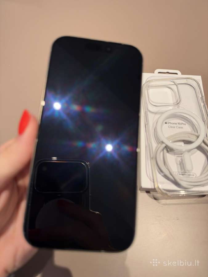 iPhone 16 Pro Natural Titanium 128gb - nuotraukos Nr. 8