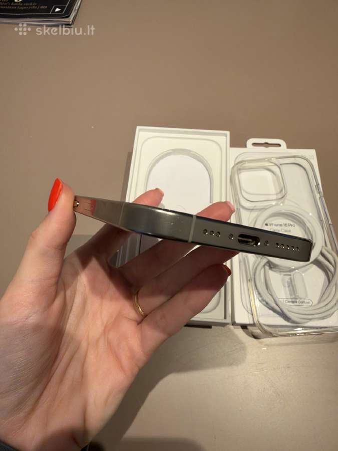 iPhone 16 Pro Natural Titanium 128gb - nuotraukos Nr. 9