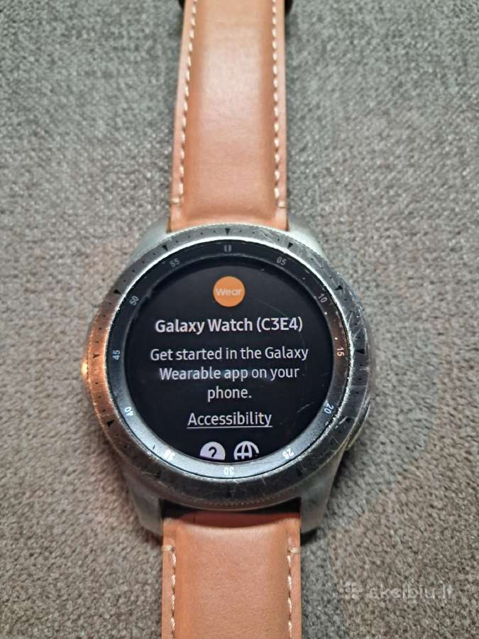 Samsung Galaxy Watch 46mm (sm-r800) – sidabrinis - nuotraukos Nr. 2