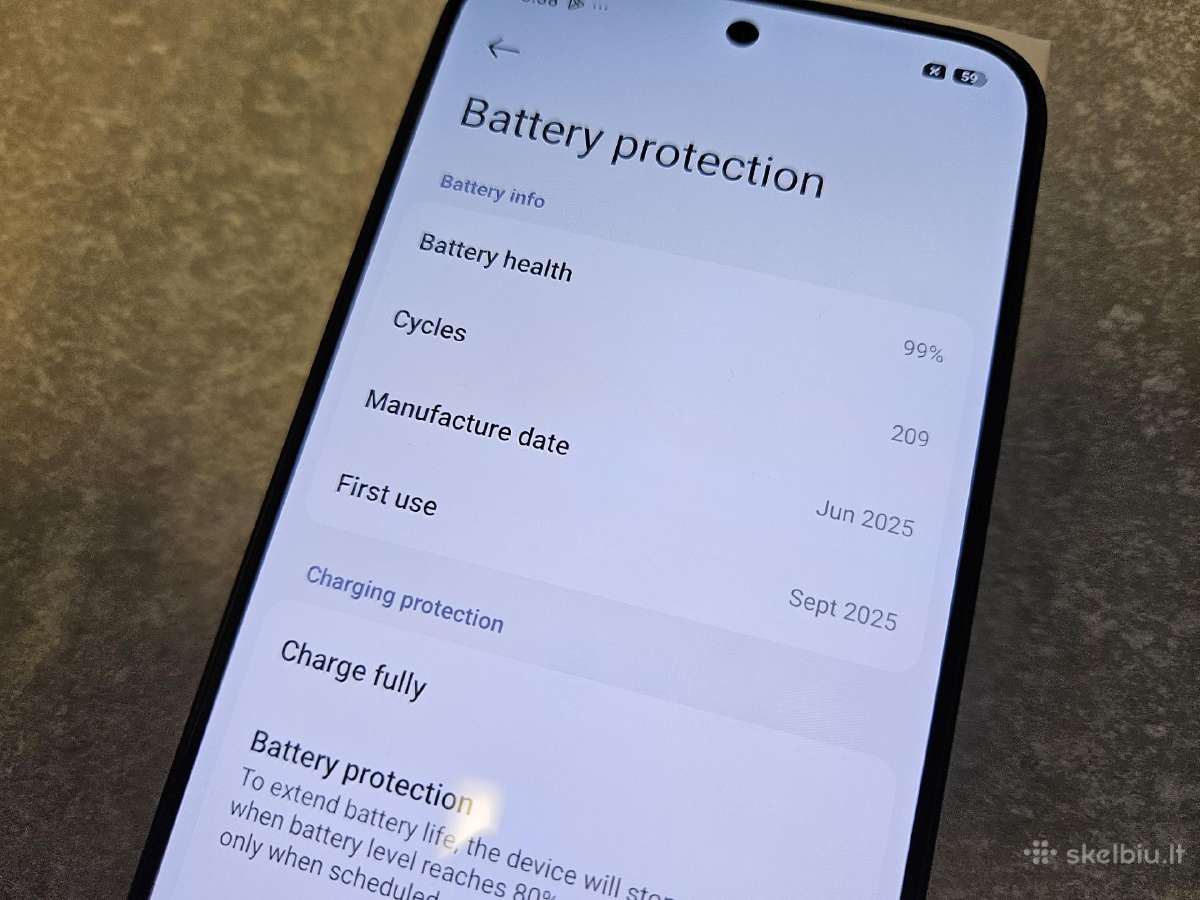 Idealios būklės Xiaomi 15t 256 GB telefonas - nuotraukos Nr. 3