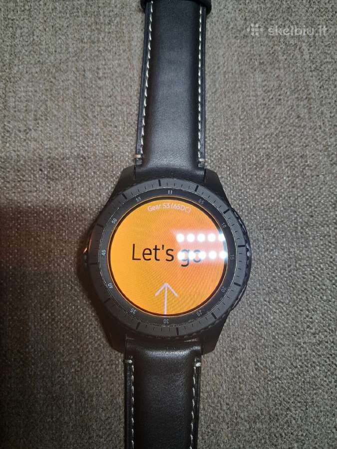 Samsung Gear S3 Frontier Sm-r760 GPS Bluetooth - nuotraukos Nr. 3