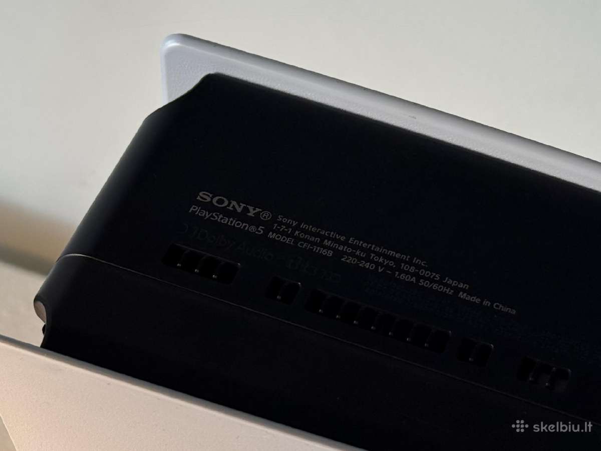 Sony Playstation 5 Digital 825gb su Priedais - nuotraukos Nr. 8