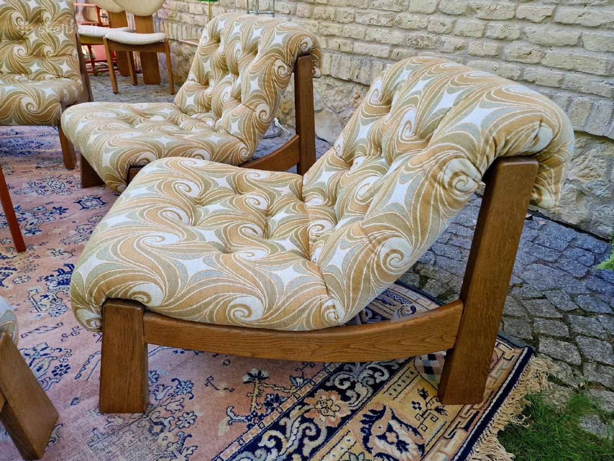Vintažiniai mid century moduliniai foteliai/sofa - nuotraukos Nr. 4