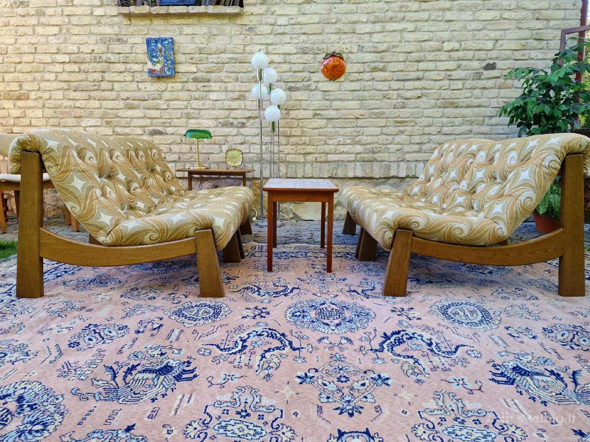 Vintažiniai mid century moduliniai foteliai/sofa - nuotraukos Nr. 11