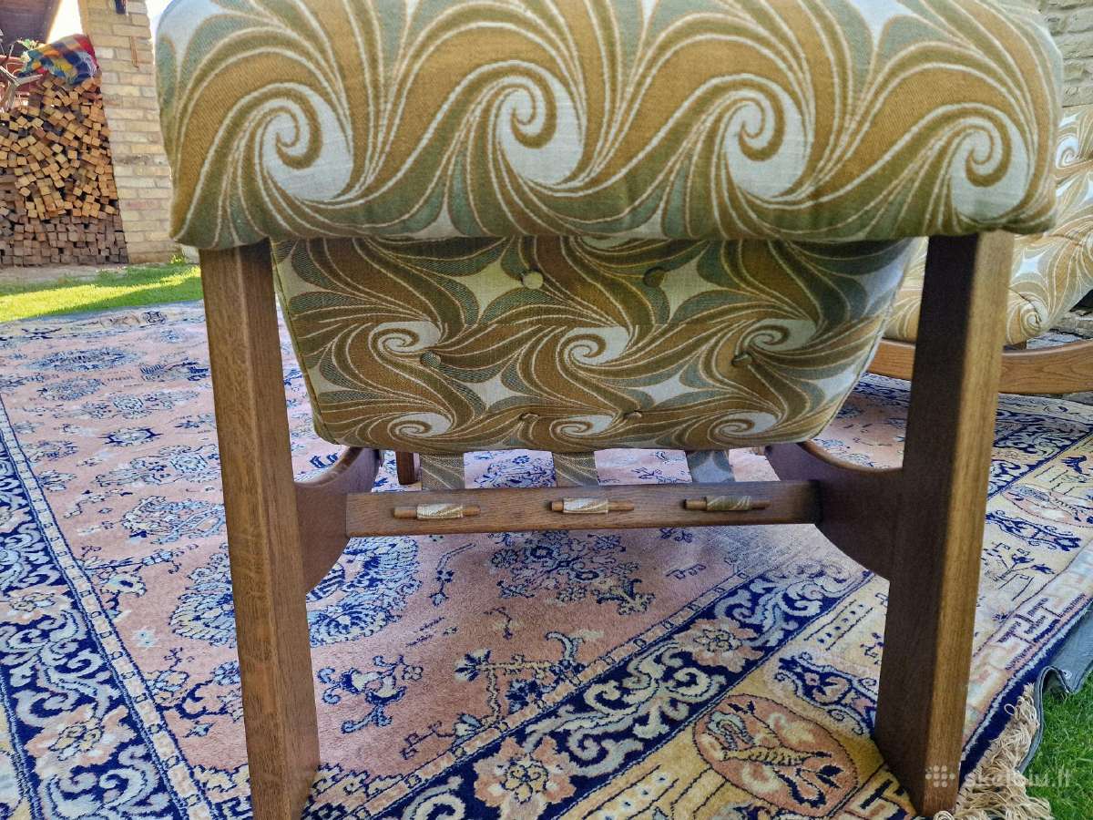 Vintažiniai mid century moduliniai foteliai/sofa - nuotraukos Nr. 12