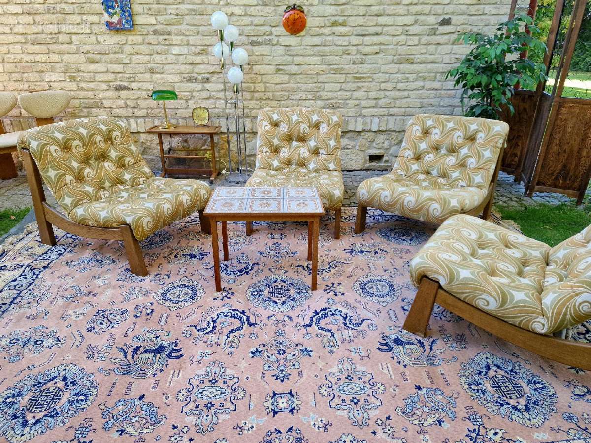 Vintažiniai mid century moduliniai foteliai/sofa - nuotraukos Nr. 14