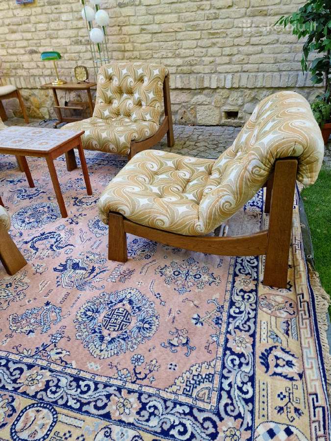 Vintažiniai mid century moduliniai foteliai/sofa - nuotraukos Nr. 15