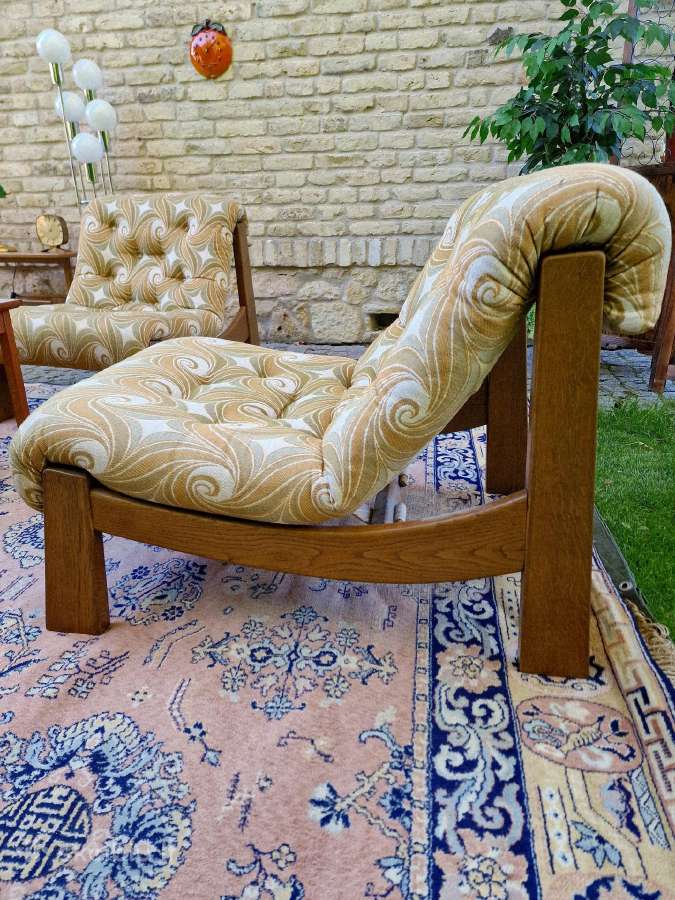 Vintažiniai mid century moduliniai foteliai/sofa - nuotraukos Nr. 19