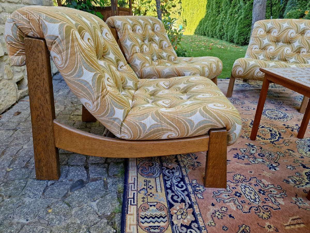 Vintažiniai mid century moduliniai foteliai/sofa - nuotraukos Nr. 21