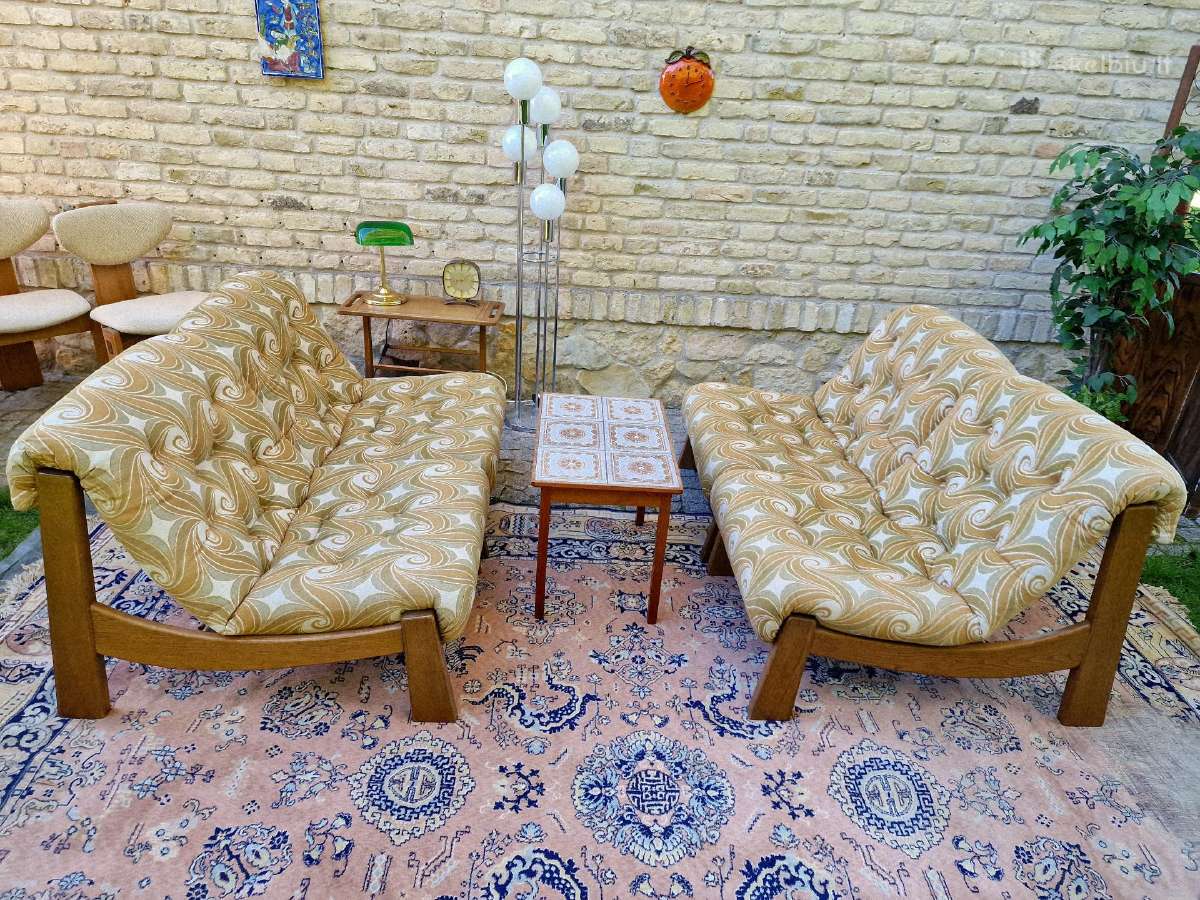Vintažiniai mid century moduliniai foteliai/sofa - nuotraukos Nr. 22