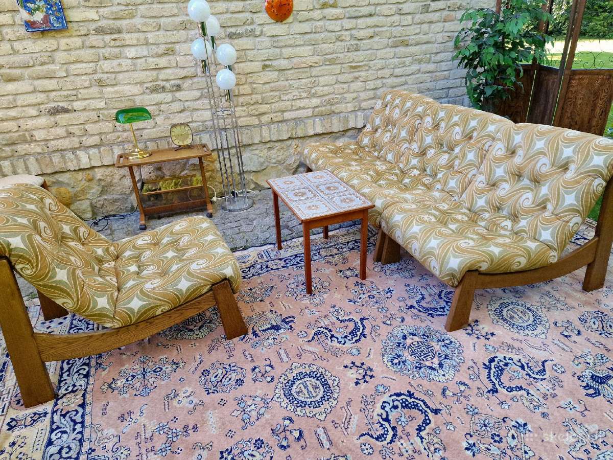 Vintažiniai mid century moduliniai foteliai/sofa - nuotraukos Nr. 25
