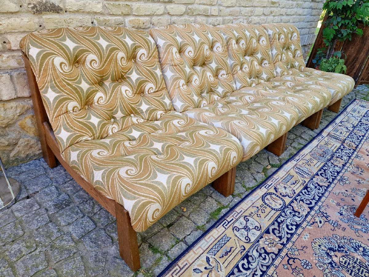 Vintažiniai mid century moduliniai foteliai/sofa - nuotraukos Nr. 28