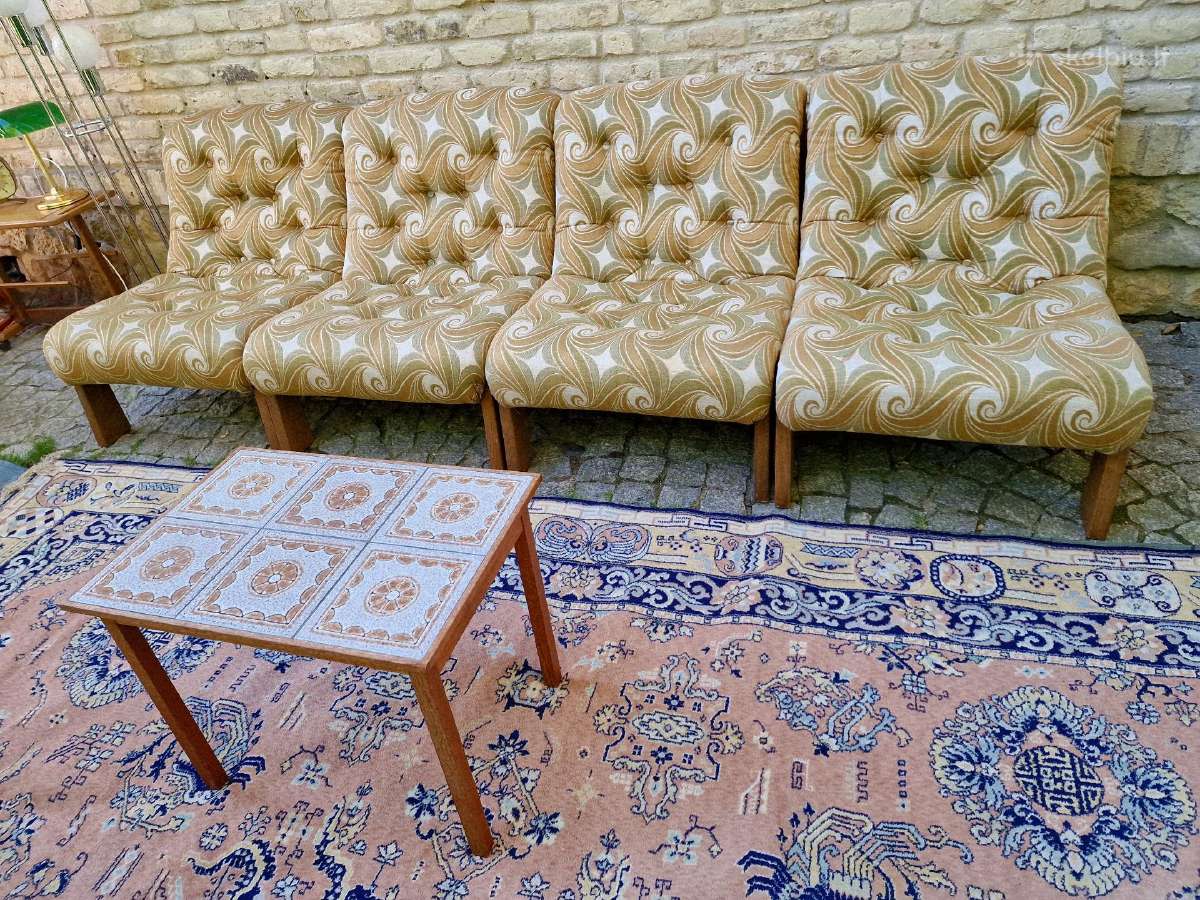 Vintažiniai mid century moduliniai foteliai/sofa - nuotraukos Nr. 30