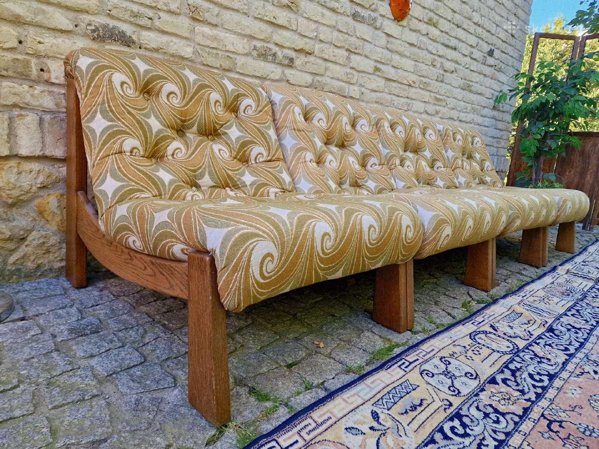 Vintažiniai mid century moduliniai foteliai/sofa - nuotraukos Nr. 34