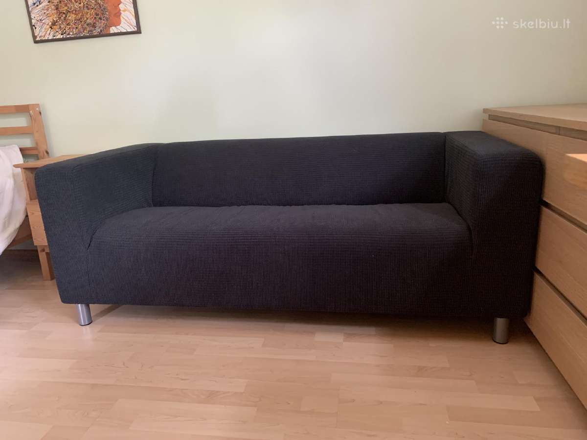 Ikea sofa Klippan, juoda - nuotraukos Nr. 2
