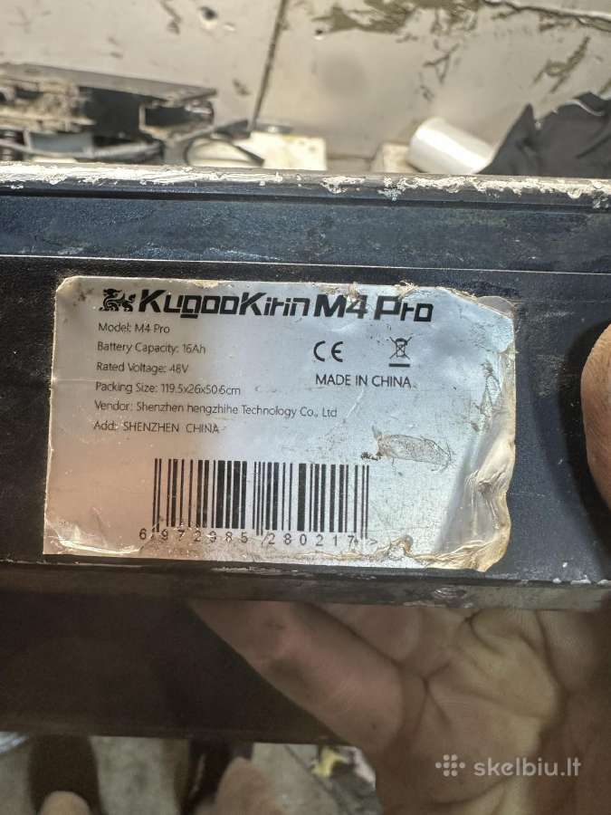 Kukirin M4 Pro dalys. - nuotraukos Nr. 7