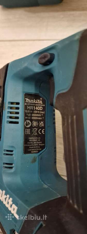 Makita akumuliatorinis perforatorius - nuotraukos Nr. 5