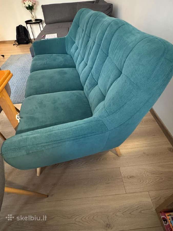 Trivietė sofa - nuotraukos Nr. 3