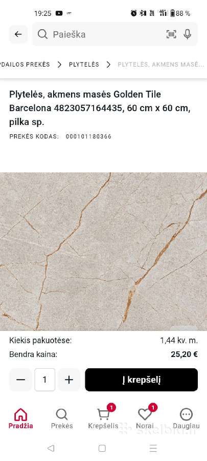 Dedra 120cm plytelių staklės+ likučiai - nuotraukos Nr. 7