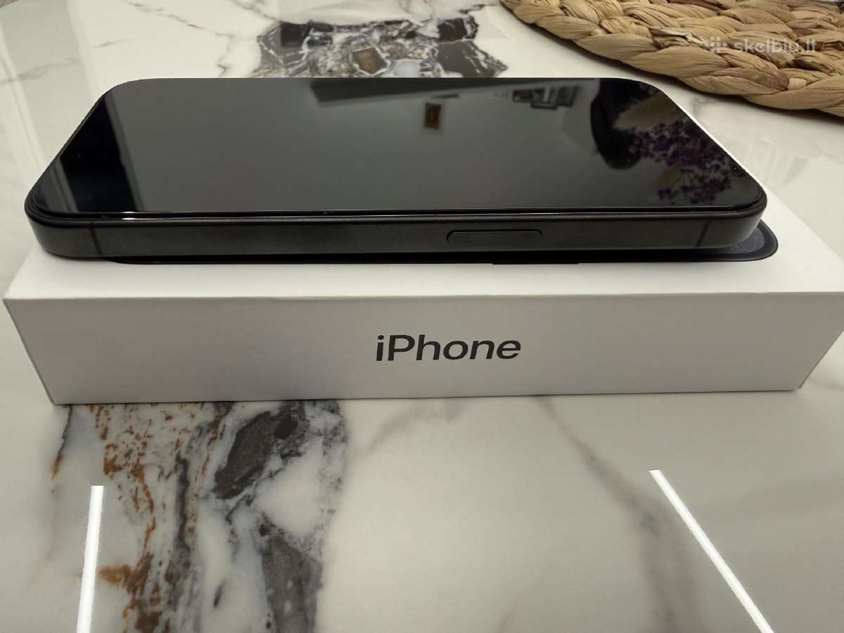 iPhone 15 pro 128gb Black titanium - nuotraukos Nr. 4