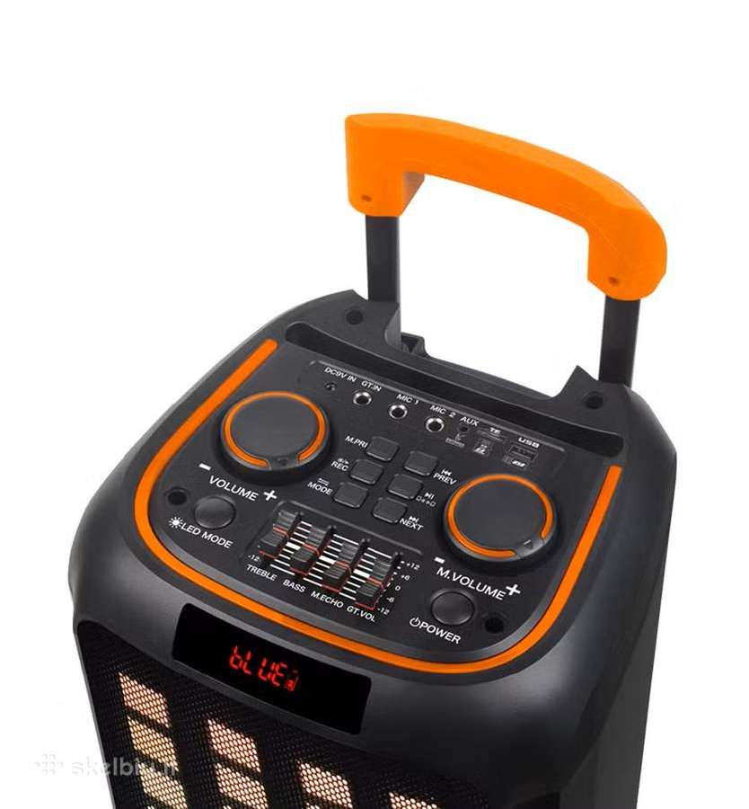 Ndr 1098 baterinė kolonėlė su belaidžiu mikrofonu - nuotraukos Nr. 2
