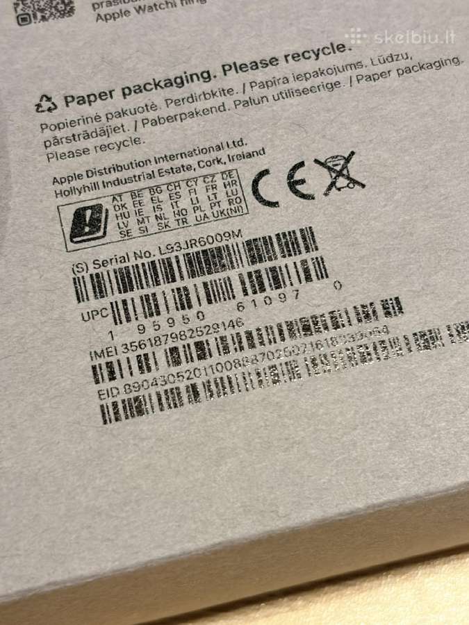 Apple Watch Ultra 3 su Minalese Titanium Band - nuotraukos Nr. 9