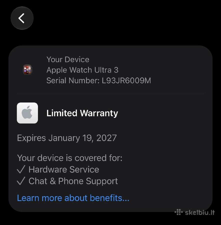 Apple Watch Ultra 3 su Minalese Titanium Band - nuotraukos Nr. 10