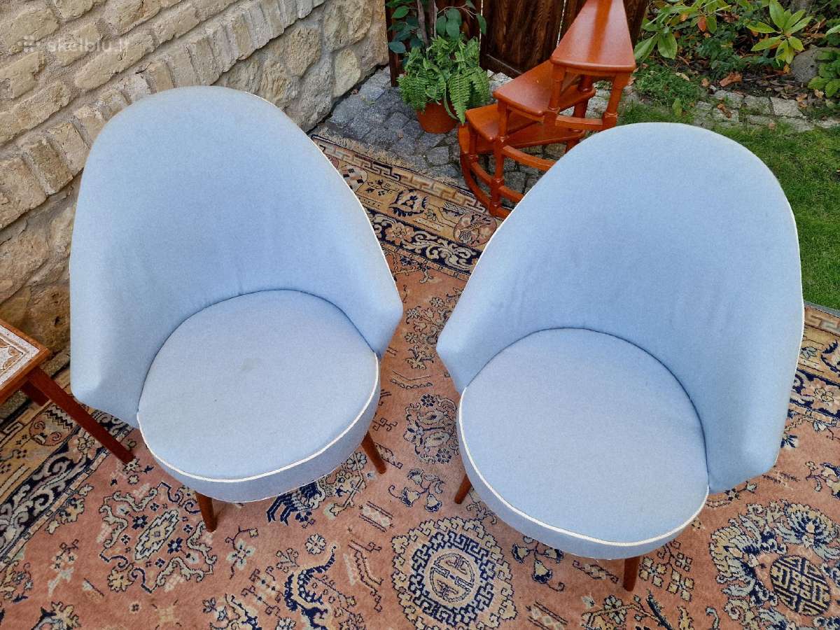 Vintažiniai mid century coctail st.foteliai - nuotraukos Nr. 3