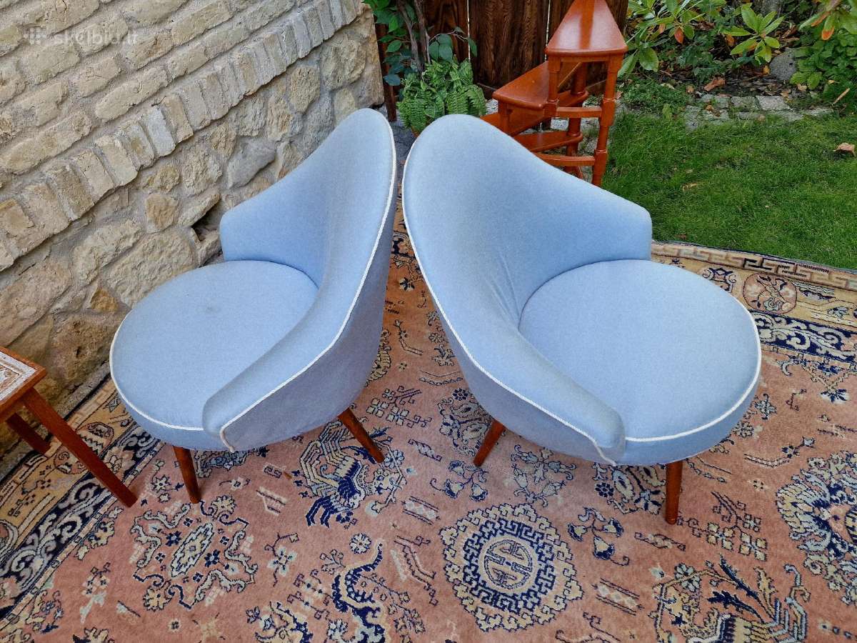 Vintažiniai mid century coctail st.foteliai - nuotraukos Nr. 4
