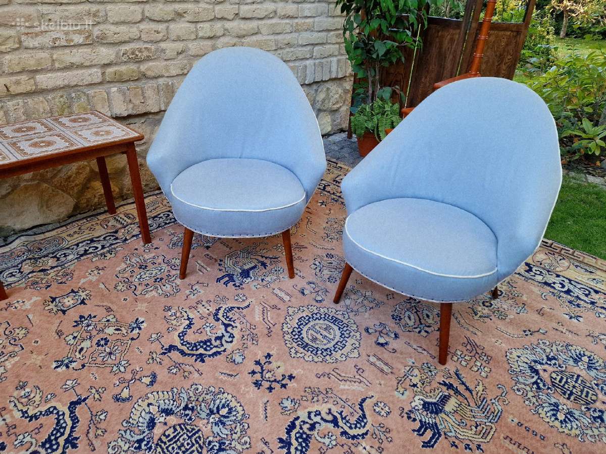 Vintažiniai mid century coctail st.foteliai - nuotraukos Nr. 5