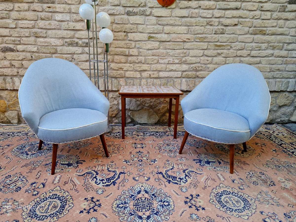 Vintažiniai mid century coctail st.foteliai - nuotraukos Nr. 7