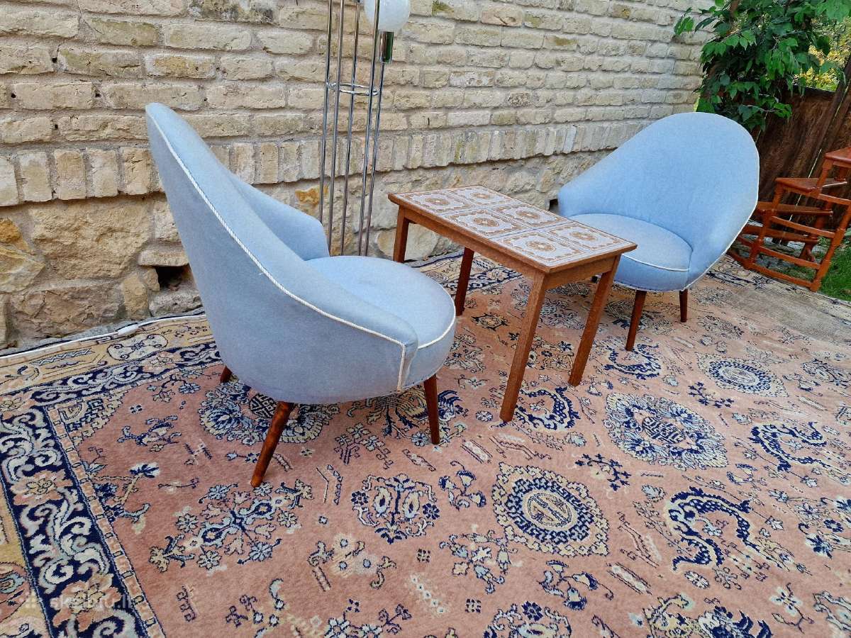 Vintažiniai mid century coctail st.foteliai - nuotraukos Nr. 10