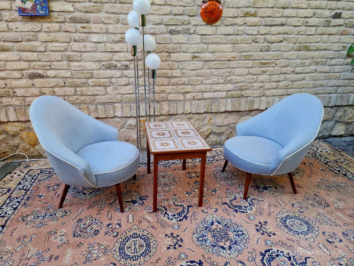 Vintažiniai mid century coctail st.foteliai - nuotraukos Nr. 12