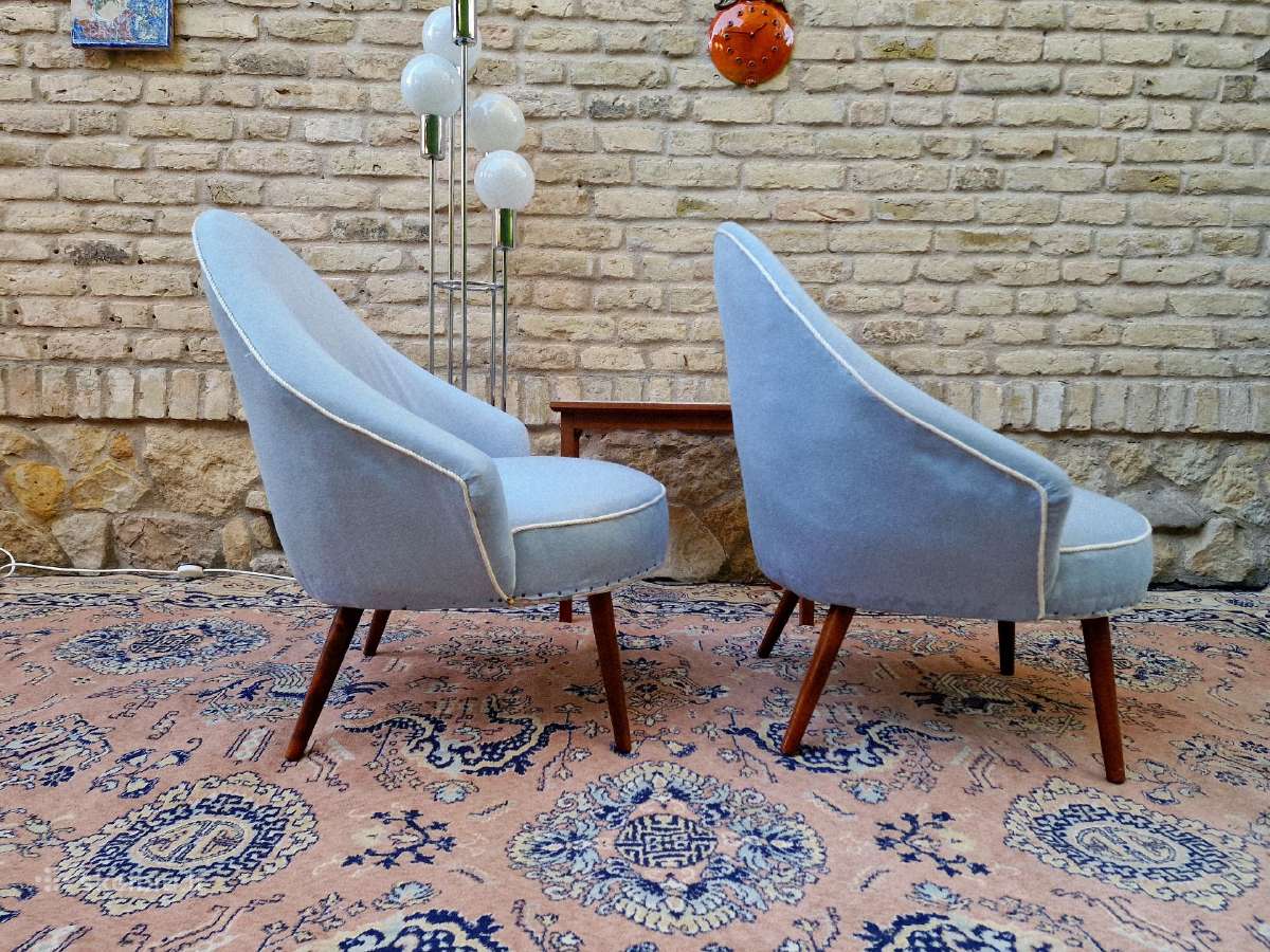 Vintažiniai mid century coctail st.foteliai - nuotraukos Nr. 14