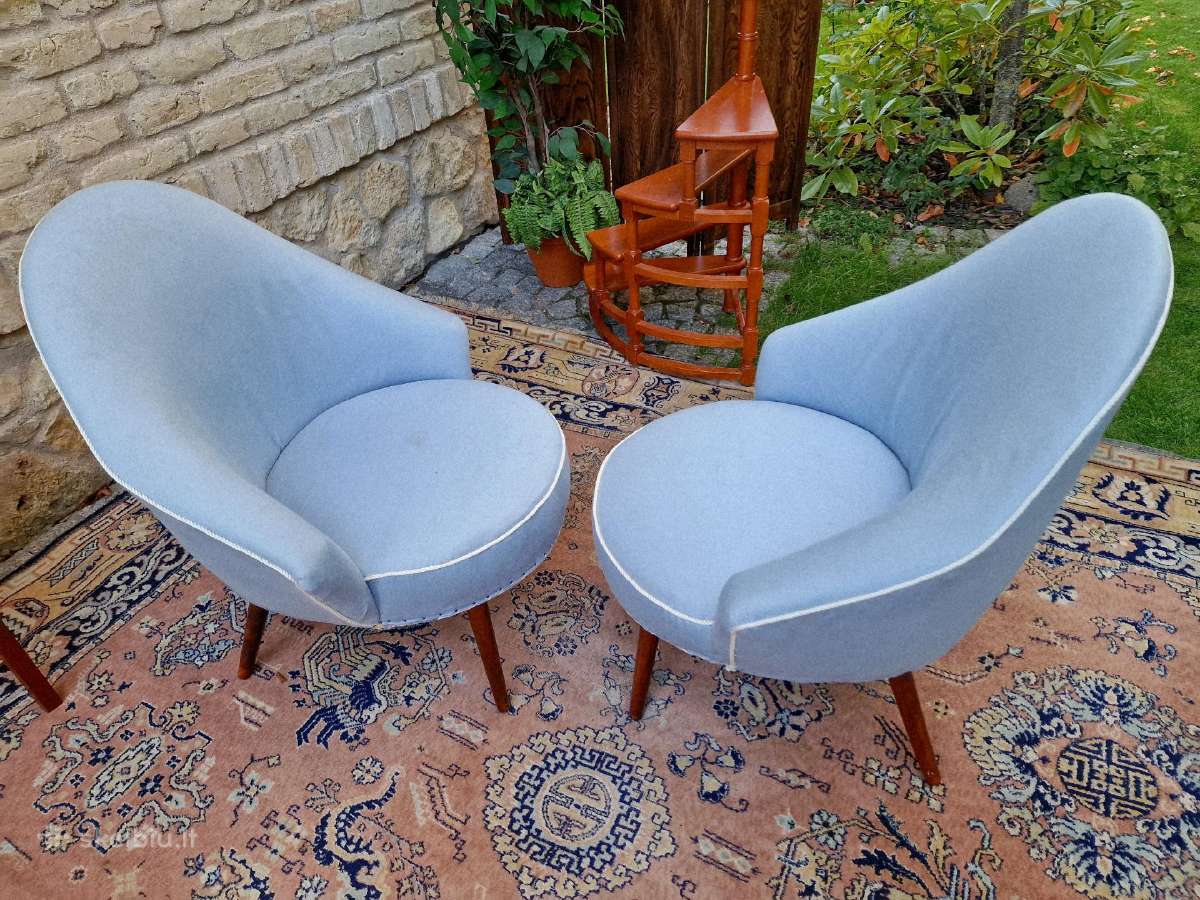 Vintažiniai mid century coctail st.foteliai - nuotraukos Nr. 15