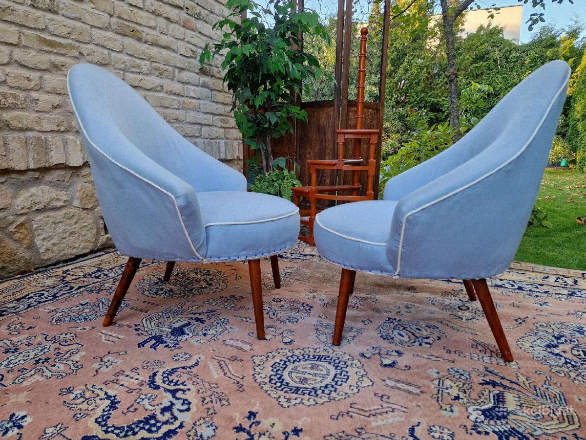 Vintažiniai mid century coctail st.foteliai - nuotraukos Nr. 19