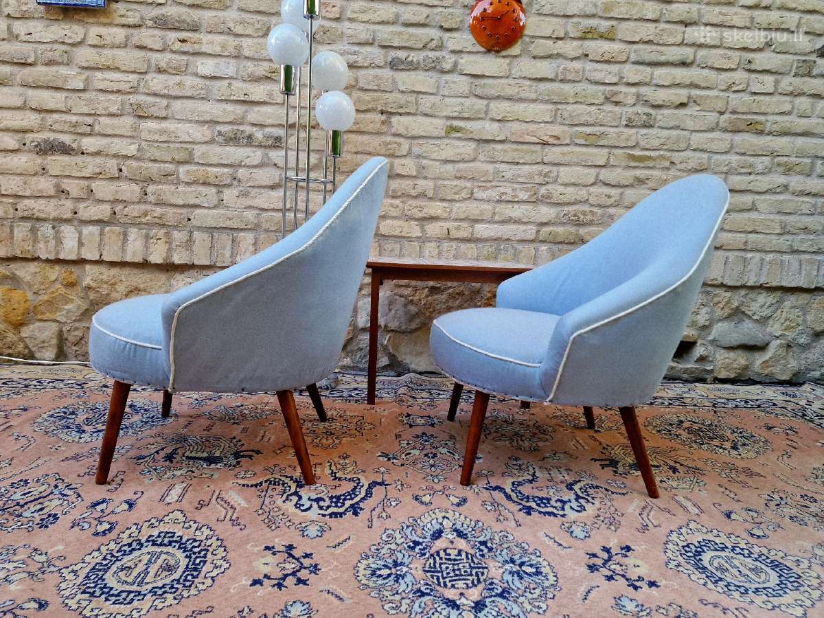 Vintažiniai mid century coctail st.foteliai - nuotraukos Nr. 20