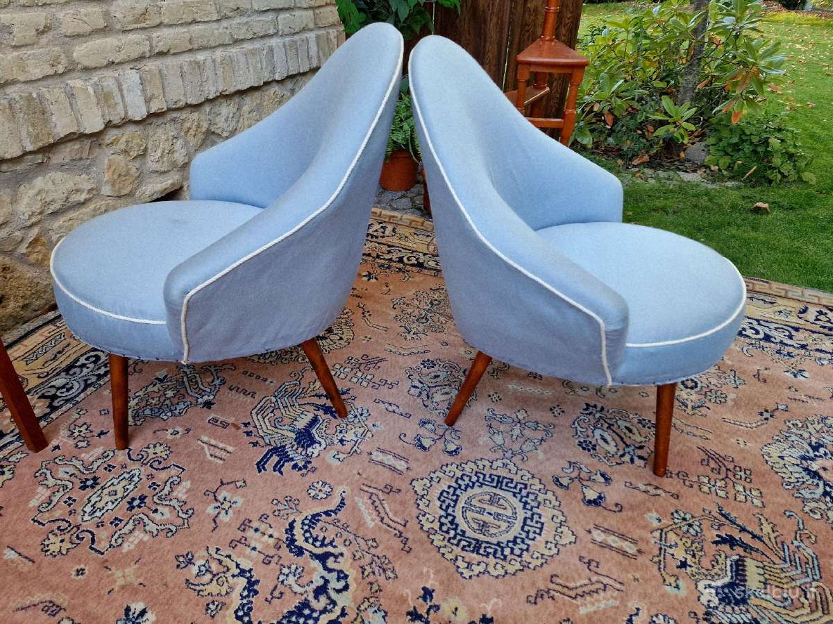Vintažiniai mid century coctail st.foteliai - nuotraukos Nr. 23