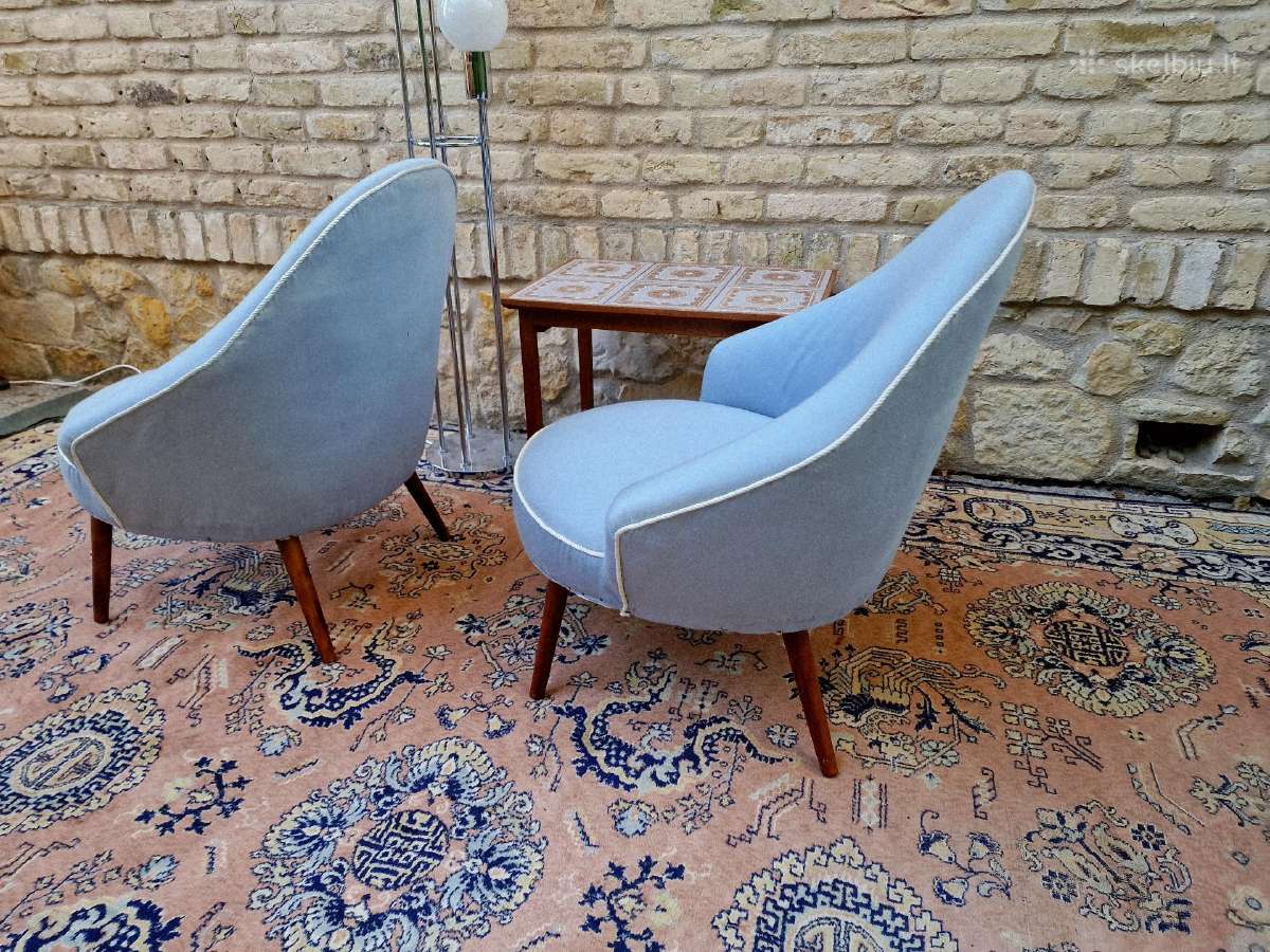 Vintažiniai mid century coctail st.foteliai - nuotraukos Nr. 24