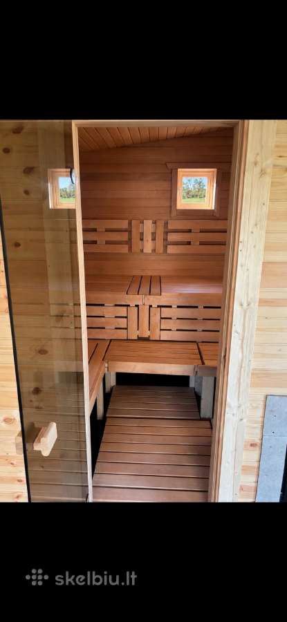 Karkasinė 6x3 pirtis su priešpirčiu - nuotraukos Nr. 8