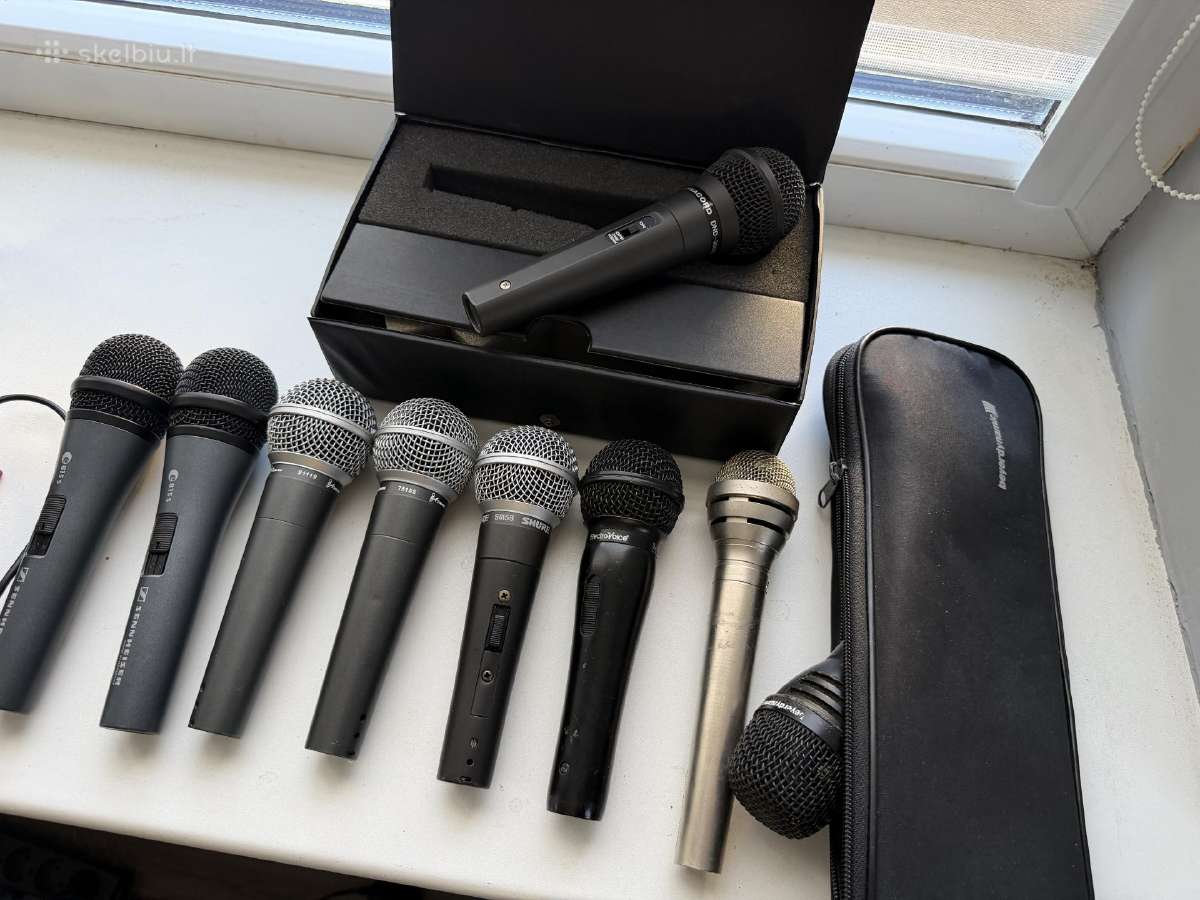 Shure, Akg, Ev,senheiser, Dynacord, Beyerdynamic - nuotraukos Nr. 3