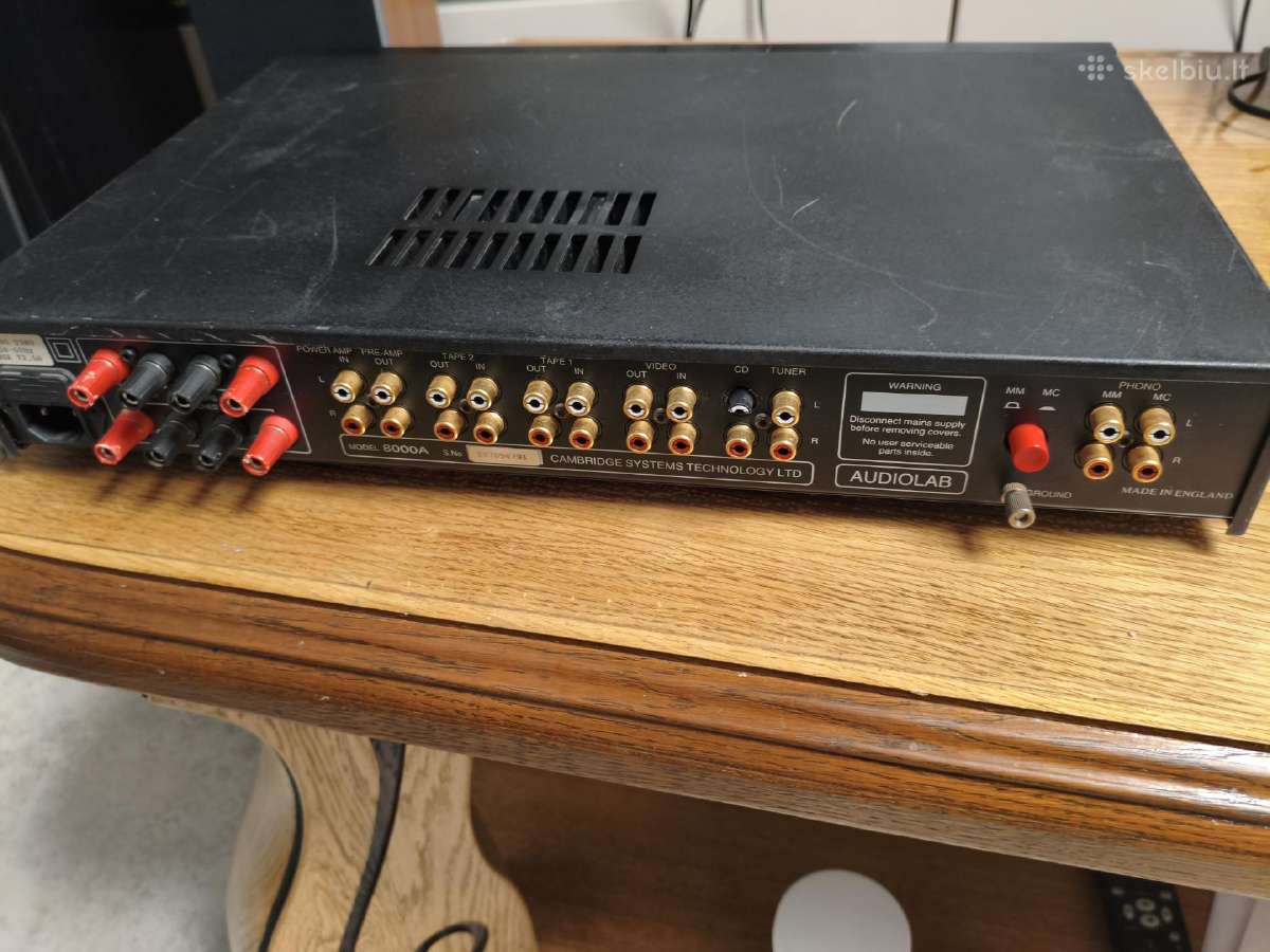 Audiolab 8000a stiprintuvas - nuotraukos Nr. 3