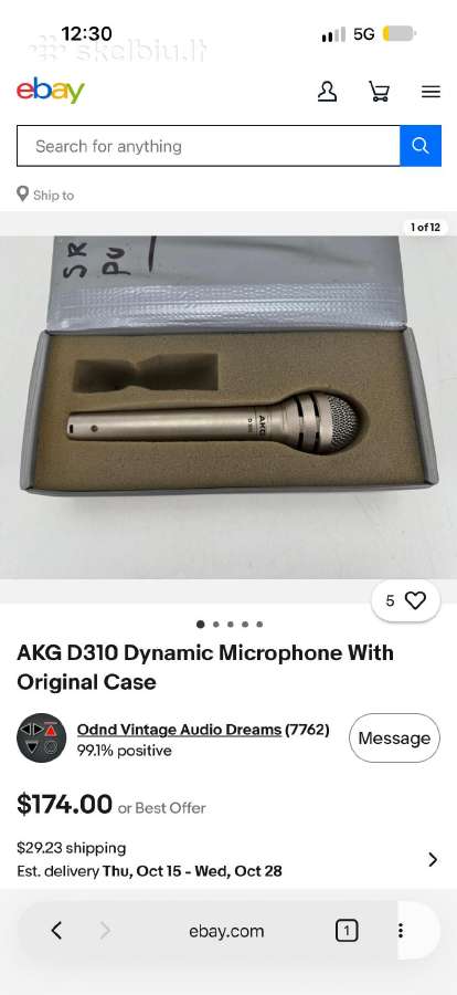 Shure, Akg, Ev,senheiser, Dynacord, Beyerdynamic - nuotraukos Nr. 14